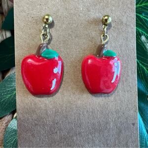 BOGO free ModCloth apple earrings